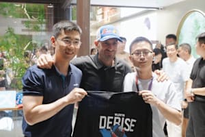 Valentin Debise ist in China ein Star