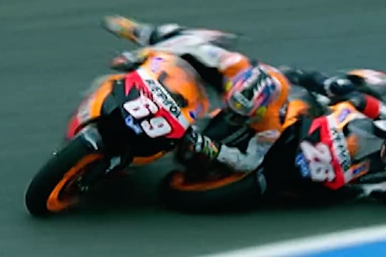 Estoril 2006: MotoGP-Rookie Dani Pedrosa räumte Teamkollege Nicky Hayden ab