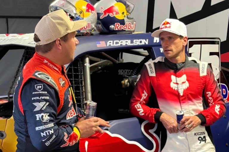 Ken Roczen (rechts) mit Andrew Carlson