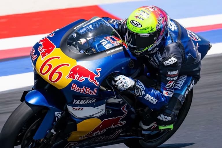 Marvin Fritz auf der Yamaha YZR500