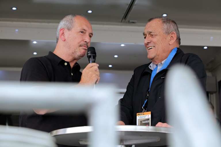 Uwe Mahla und Paul Rosche