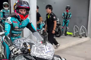 Maximo Quiles auf der CF Moto V4 SR-RR
