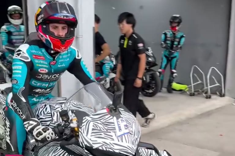 Maximo Quiles auf der CF Moto V4 SR-RR