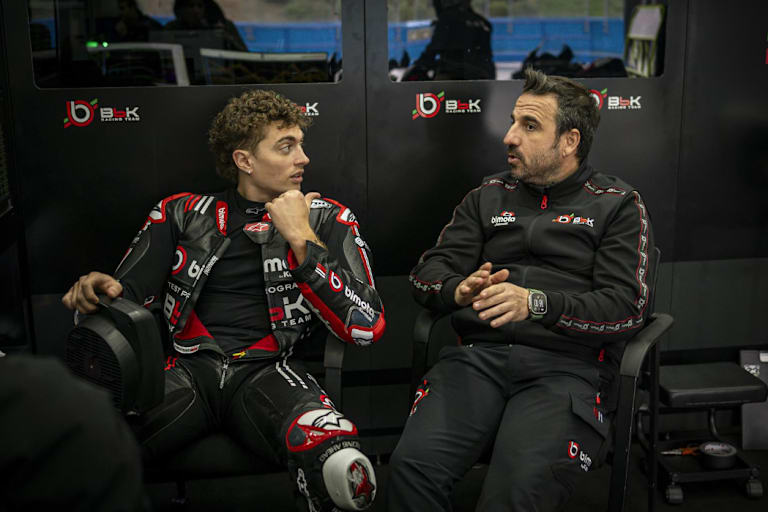 Axel Bassani beim Jerez-Test