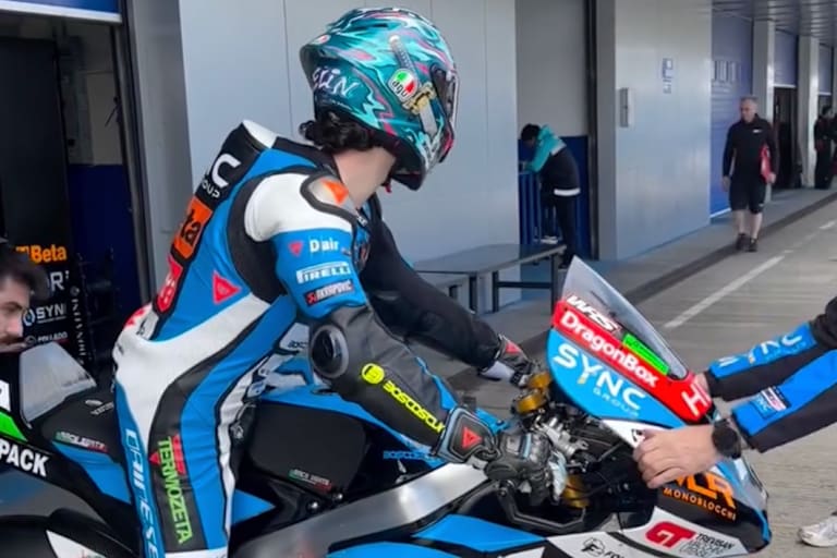 Celestino Vietti führte die Zeitenliste in Jerez um 13 Uhr an