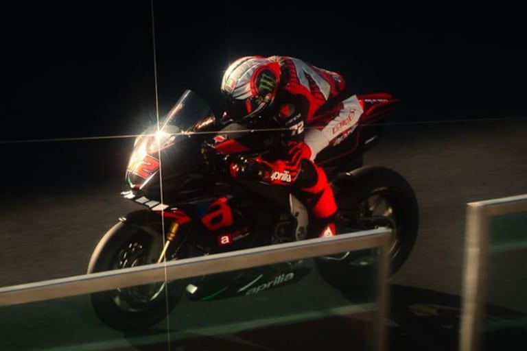 Marco Bezzecchi mit seiner Aprilia RSV4