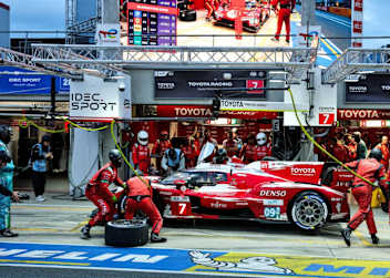 Der 2026 siegreiche Toyota TR010 Hybrid in Le Mans