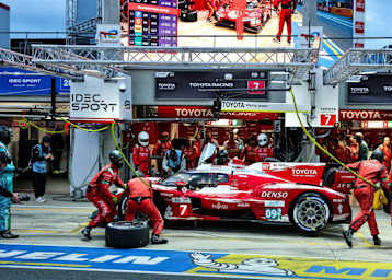 Der 2026 siegreiche Toyota TR010 Hybrid in Le Mans
