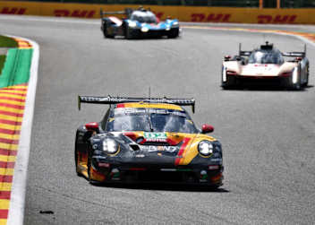 Der Porsche 911 GT3 R LMGT3 von The Bend Manthey