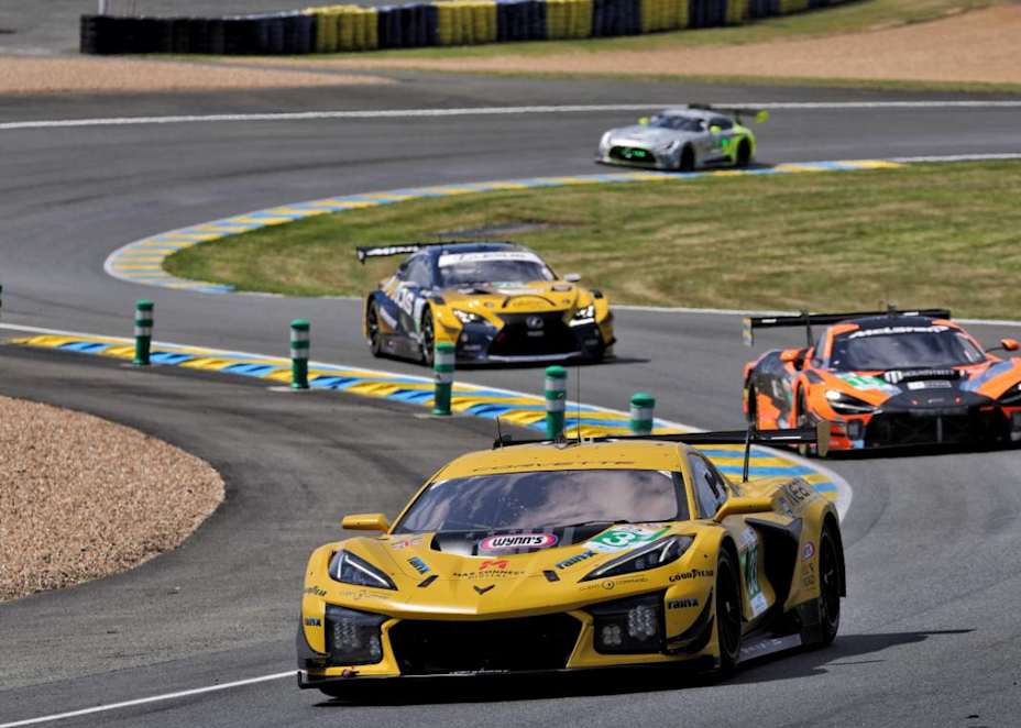 Die Corvette Z06 LMGT3.R in Le Mans