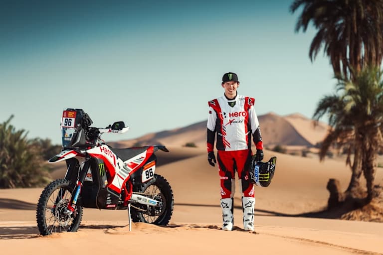 Bei der Dakar 2026 möchte Tobias Ebster (Hero) den Durchbruch schaffen