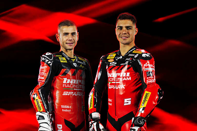 Alvaro Bautista (li.) und Yari Montella