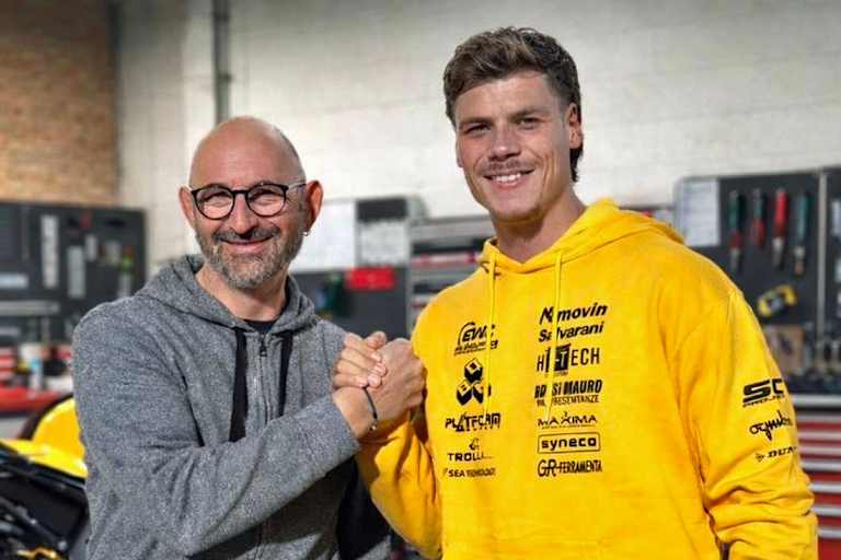 Ricardo Brink (re.) fand keinen Platz in der Euro Moto