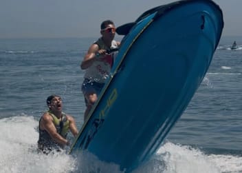 Toprak auf dem Jetski von Yamaha
