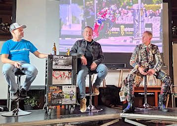 Horst Saiger (li.) steht 2026 bei der Classic TT wieder am Start