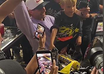 Ken Roczen feierte mit seiner Familie