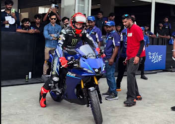 Fabio Quartararo testete die Yamaha R2