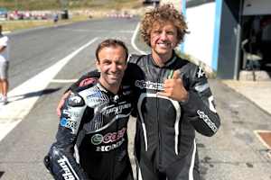 Johann Zarco mit Adrien van Beveren