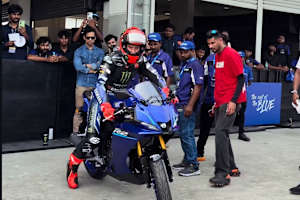 Fabio Quartararo testete die Yamaha R2