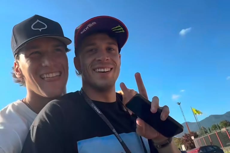 Giovanni Franzoni mit Marco Bezzecchi