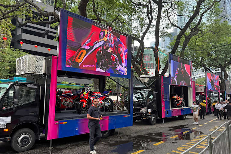 MotoGP-Saisonstart-Event in Kuala Lumpur