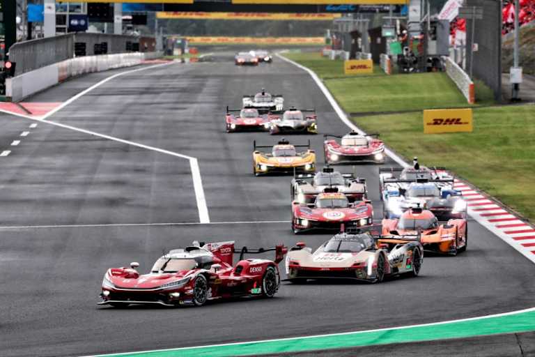 Der siegreiche Toyota TR010 Hybrid in Fuji