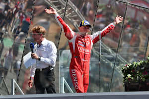Mike Conway beim Triumph in Le Mans