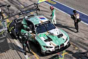 Boxenstopp beim BMW M4 LMGT3 Evo vom Team WRT