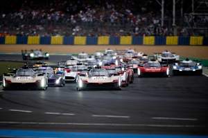 Der Start zu den 24h Le Mans bietet stets eine besondere Atmosphäre