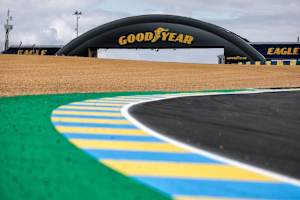 Blick auf die 2026er Strecke in Le Mans