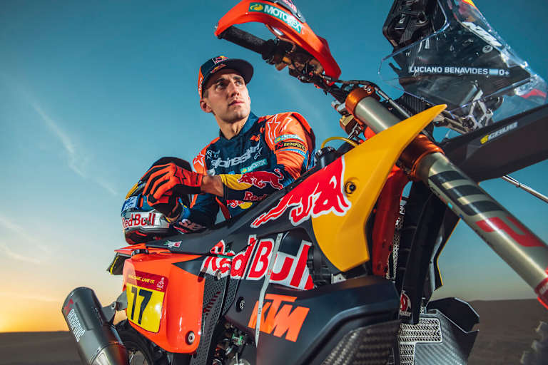 Luciano Benavides ist nach Etappe 8 bester KTM-Pilot