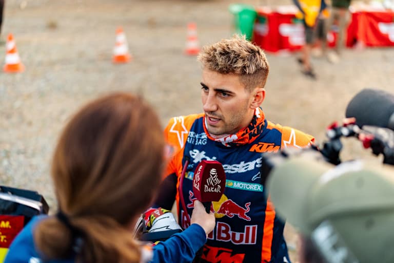 KTM-Pilot Luciano Benavides hat noch nicht aufgegeben