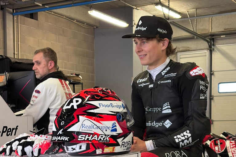 Leo Rammerstorfer konnte trotz des miserablen Wetters lachen