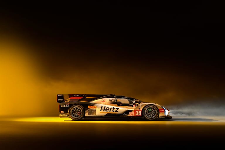 Wieder markant in Gold: Der Cadillac V-Series.R für die WEC 2026
