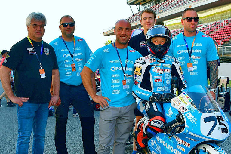Team Kiefer in Spanien