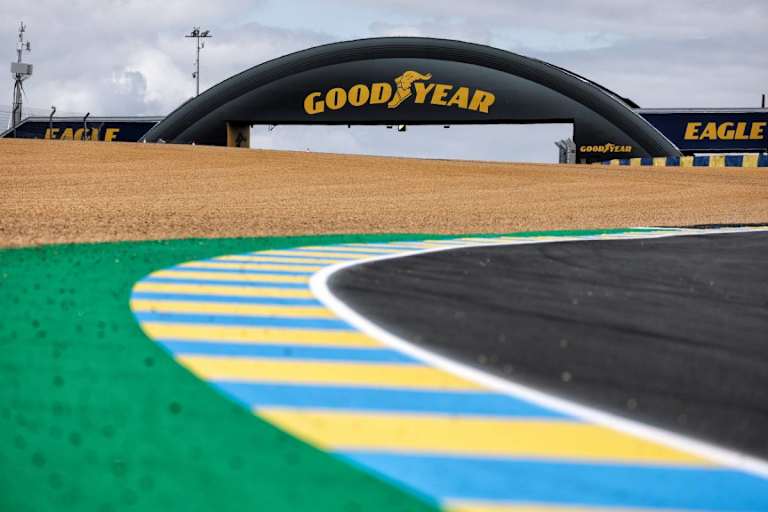 Blick auf die 2026er Strecke in Le Mans