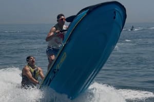 Toprak auf dem Jetski von Yamaha