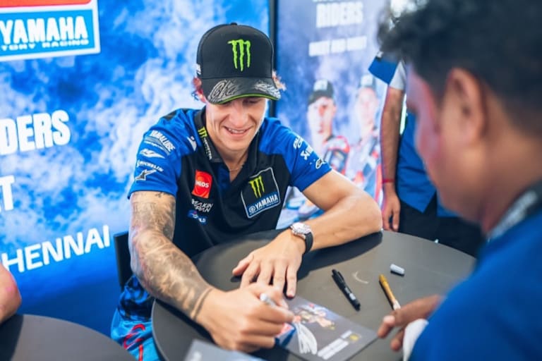 Fabio Quartararo in Chennai