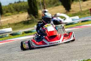Pedro Acosta mit dem Go-Kart
