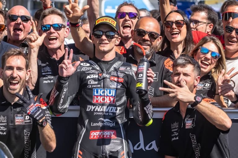 Das Intact-Team feierte mit David Munoz