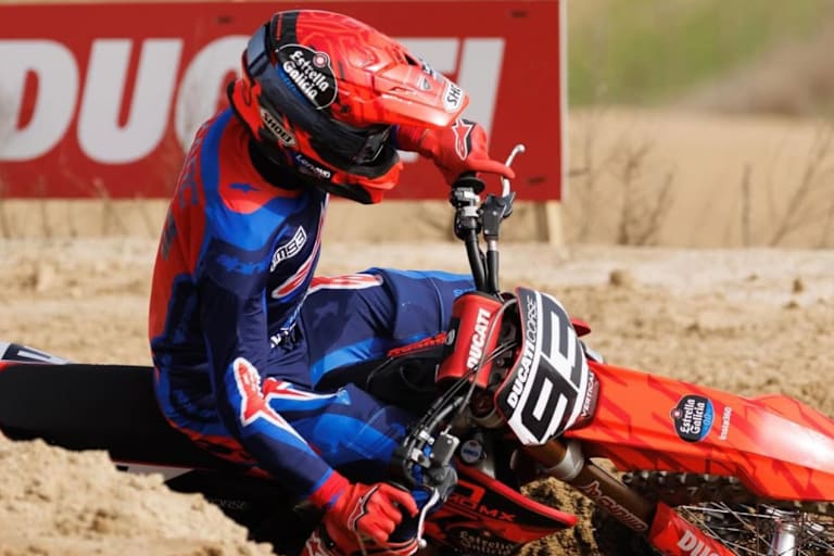 Marc Marquez beim Motocross-Training