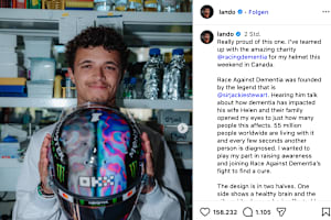 Lando Norris engagiert sich für eine gute Sache