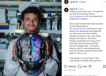 Lando Norris engagiert sich für eine gute Sache
