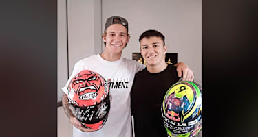 Fabio Quartararo und Isack Hadjar tauschten Helme