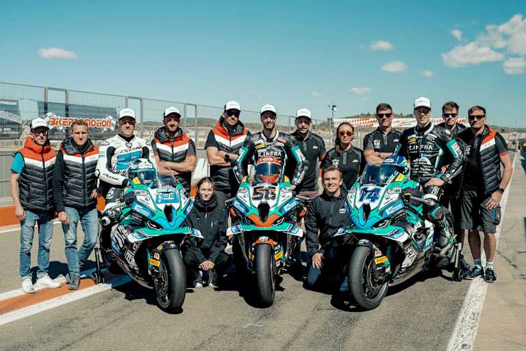 Team GERT56 beim ersten Test ohne KW