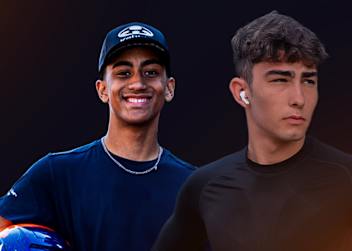 Tech3-Moto3-Team für 2027: Rookie Daniel (li.) und GP-Sieger Fernandez