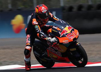 Pole-Position für Red Bull-KTM-Ajo Rookie Brian Uriarte