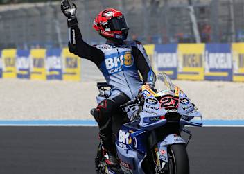 Lecuona hatte auch auf der MotoGP-Ducati Grund zur Freude