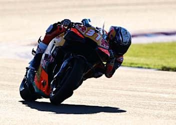 KTM-Werksfahrer Pedro Acosta hat auch in Motegi Fahrt aufgenommen