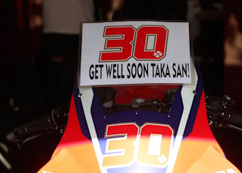 Für Taka Nakagami ist der Japan-GP bereits vorbei